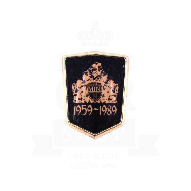 Badge capot 30 eme anniversaire-Austin Mini
