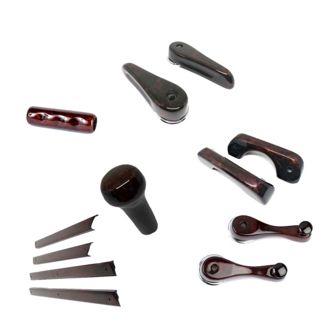 Kit accessoire intérieur - Imitation ronce de noyer