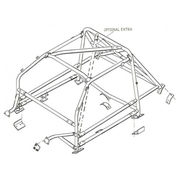 Arceau de sécurité multipoints - Homologué FIA