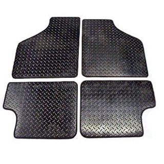 4 tapis de sol (noir) Caoutchouc - Austin Mini-Austin Mini