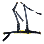 Harnais 4 points ''route'' noir