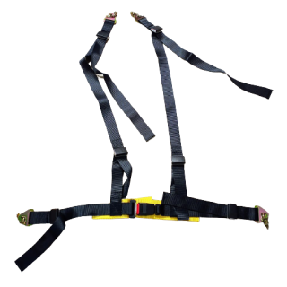 Harnais 4 points ''route'' noir