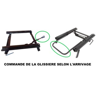 Glissières basculantes siège COBRA (la paire)
