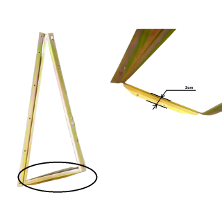 Armature extérieur Gauche déflecteur - Moke - Portugaise / Cagiva