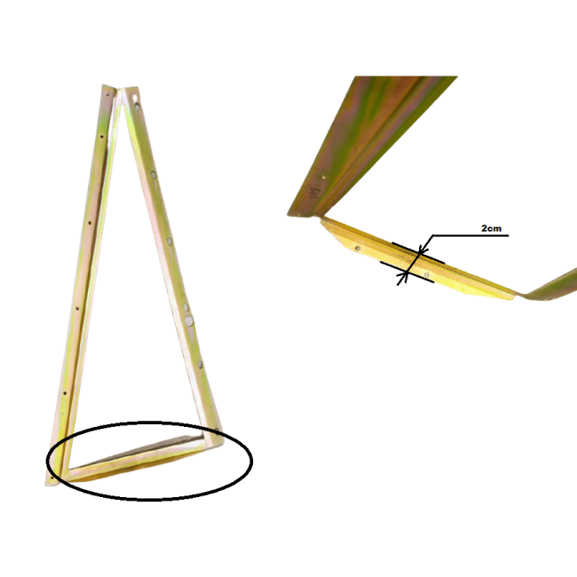 Armature extérieur Gauche déflecteur - Moke - Portugaise / Cagiva