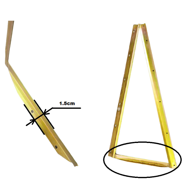 Armature intérieur Droit déflecteur - Moke - Portugaise / Cagiva
