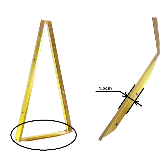 Armature intérieur Gauche déflecteur - Moke - Portugaise / Cagiva