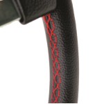 Volant cuir (couture rouge) - Mountney - 13'' Tulipé