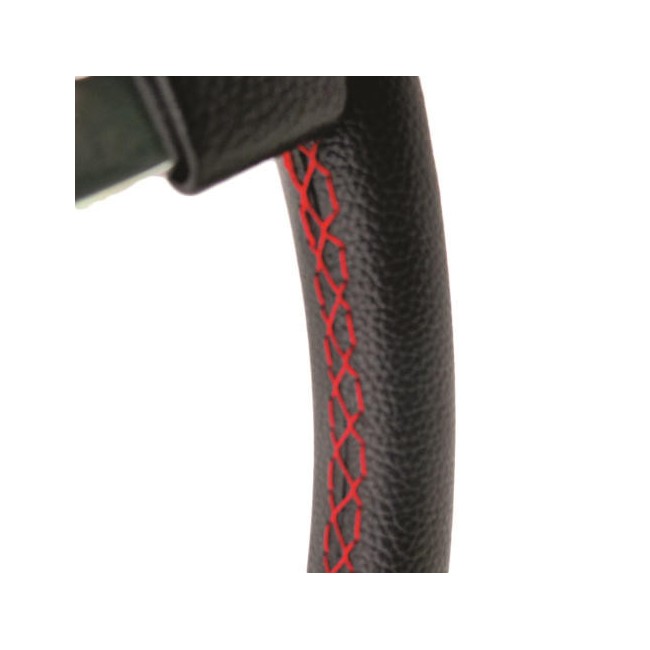 Volant cuir (couture rouge) - Mountney - 13'' Tulipé