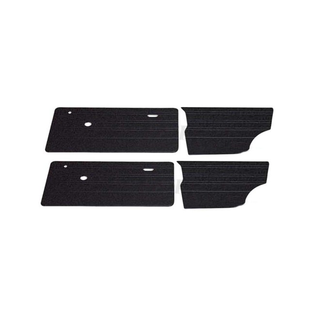 Kit de garniture de porte avant - Style Copper S - 4 pièces - Noir 