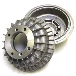 Tambour de frein Ar Alu (avec déport) (la paire) - Austin Mini