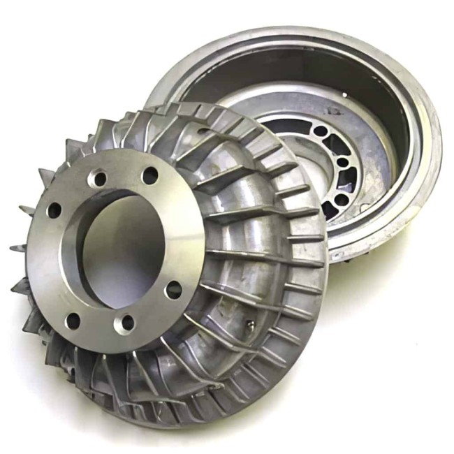 Tambour de frein Ar Alu (avec déport) (la paire) - Austin Mini