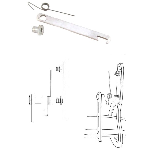 Béquille et ressort de capot - Austin Mini - 1959 / 2000