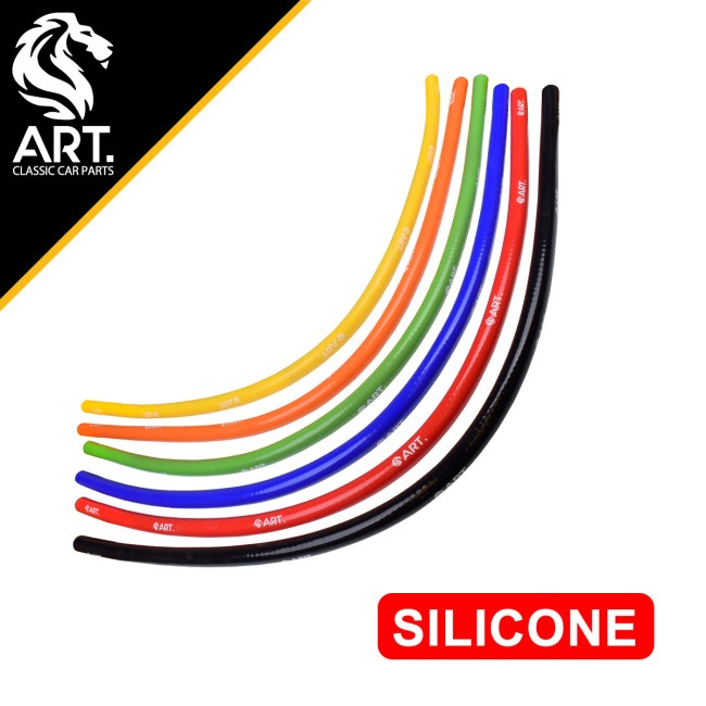 Durite de chauffage 16 mm SILICONE - 6 couleurs au choix ART Classic Car Parts
