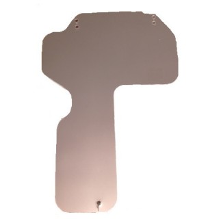 Plaque de protection allumage Austin Mini - Gris