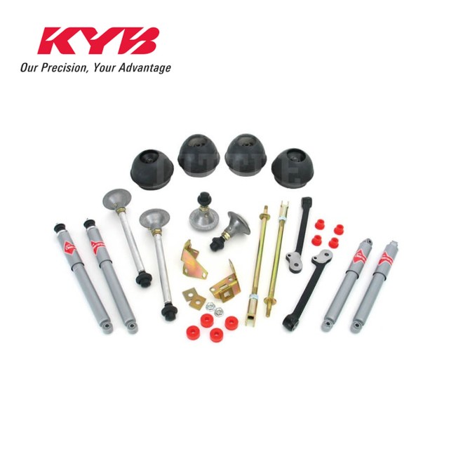 N°11C - Pack Chassis / Amortisseur Kayaba Gaz A Just Av / Ar avec sphères (les 4)