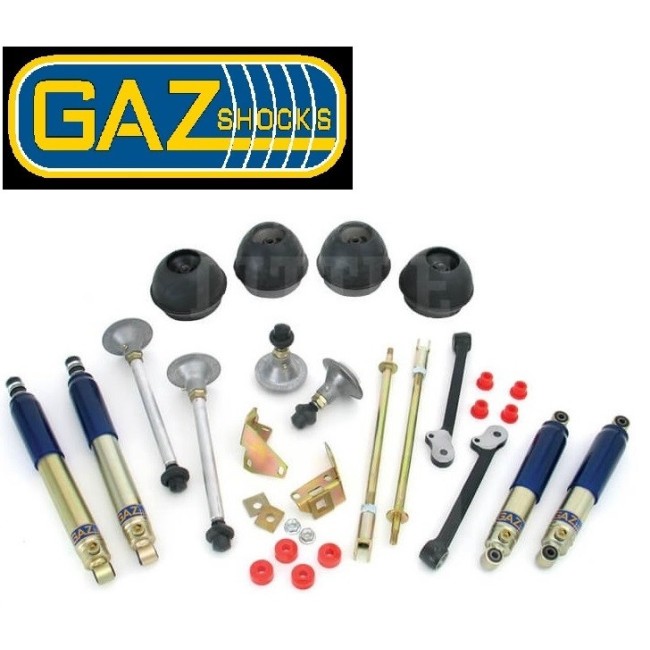 N°12C - Pack Chassis / Amortisseurs Gaz Shocks Std Av / Ar (réglable) avec sphères (les 4)