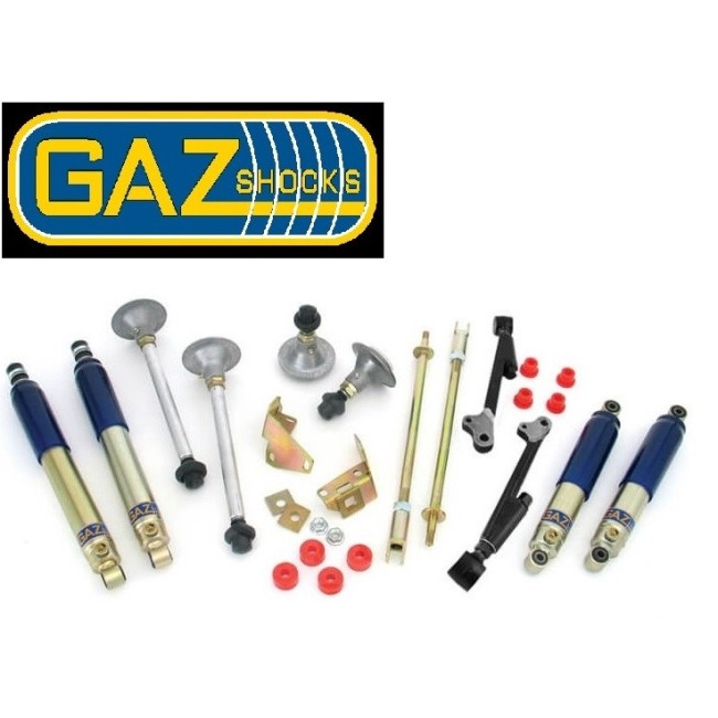 N°12D - Pack Chassis réglable / Amortisseurs Gaz Shocks Std Av / Ar (réglable)