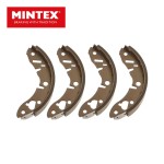 Lot de 4 mâchoires de frein arrière - MINTEX - ORIGINE