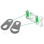 Joints de feux arrière Austin Mini/MGA