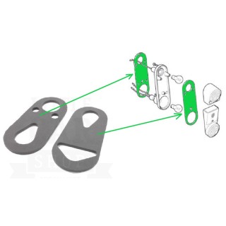 Joints de feux arrière Austin Mini/MGA