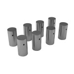 Lot 8 Poussoirs allégés 40G-Austin Mini