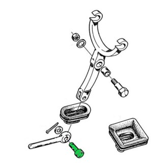 Axe de tige de poussé - MG