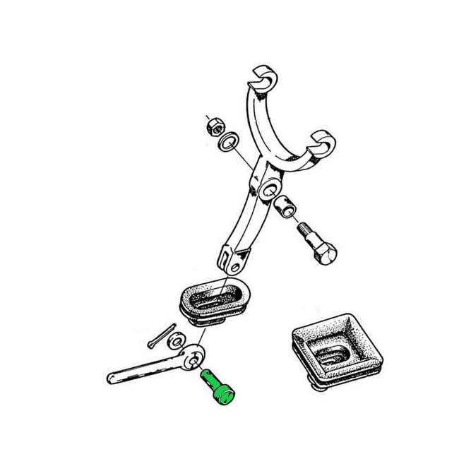 Axe de tige de poussé - MG