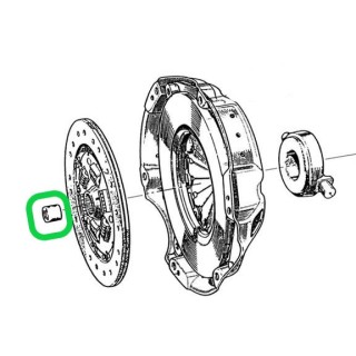 Bague volant moteur - MGA-MG MGA-voiture-anciennes-anglaises