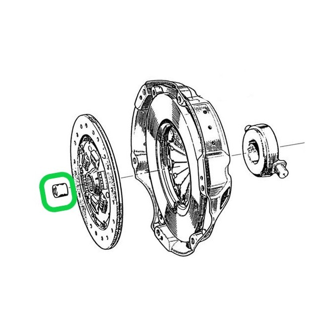 Bague volant moteur - MGA-MG MGA-voiture-anciennes-anglaises