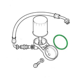 Joint adaptateur de cartouche à huile - MGB voiture ancienne anglaise