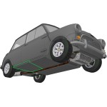 Plancher AR droit -Austin Mini - Après 1992