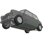 Plancher AV / AR gauche + bas de caisse -Austin Mini - Après 1992