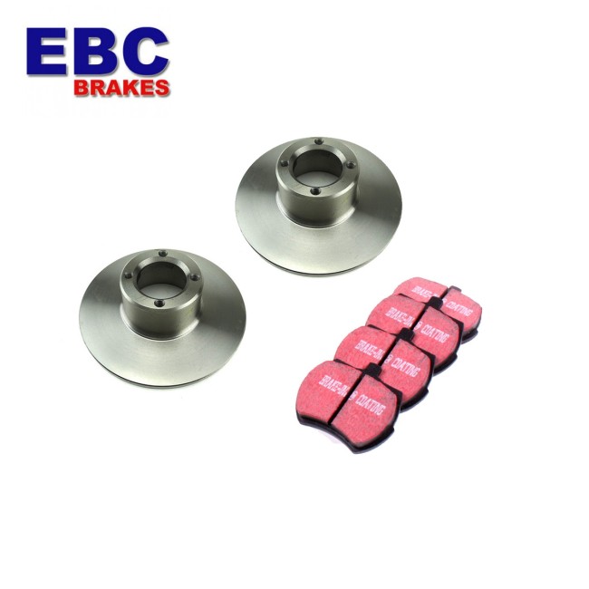 Pack frein avant disques/plaquettes EBC KEVLAR 8.4" - Austin Mini - 1984 à 2000