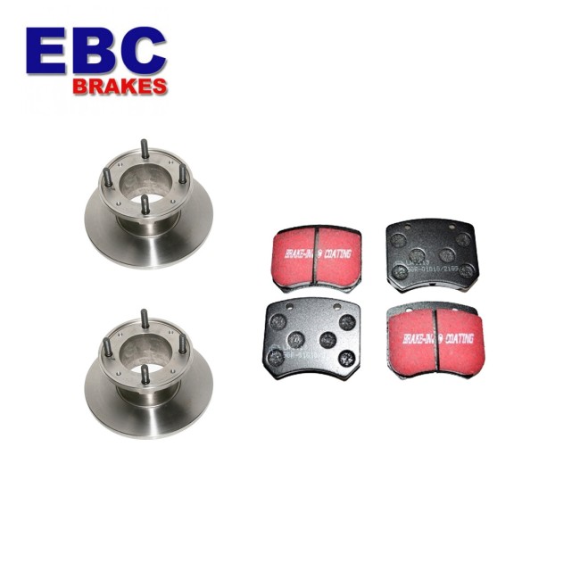 N°18 Pack frein disques plaquettes 7"5