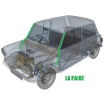 Baguette de moulure Av Inox (la paire)