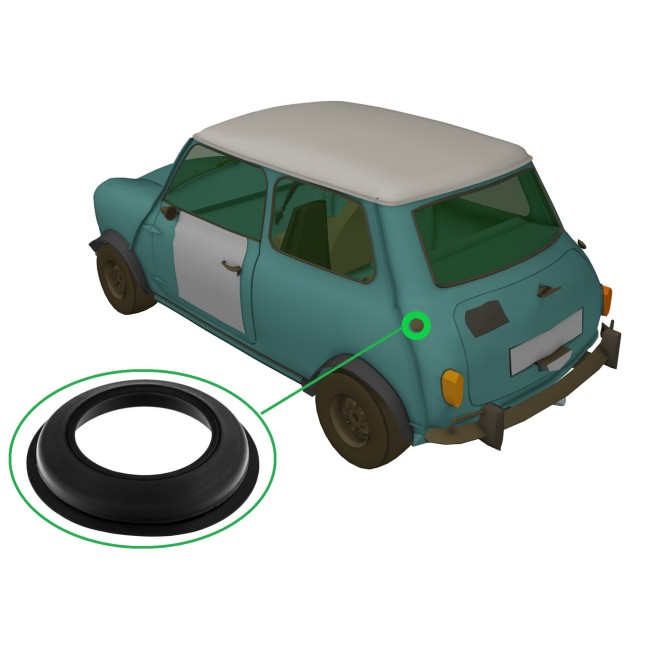 Joint de goulotte de réservoir - Austin Mini