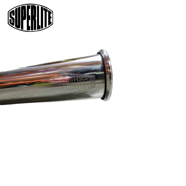 Silencieux SUPERLITE INOX Sortie Latérale Ø70 mm 