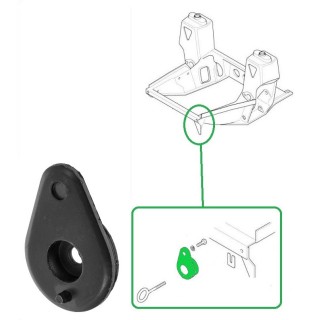 Silent-bloc berceau Av (cale) - Austin Mini