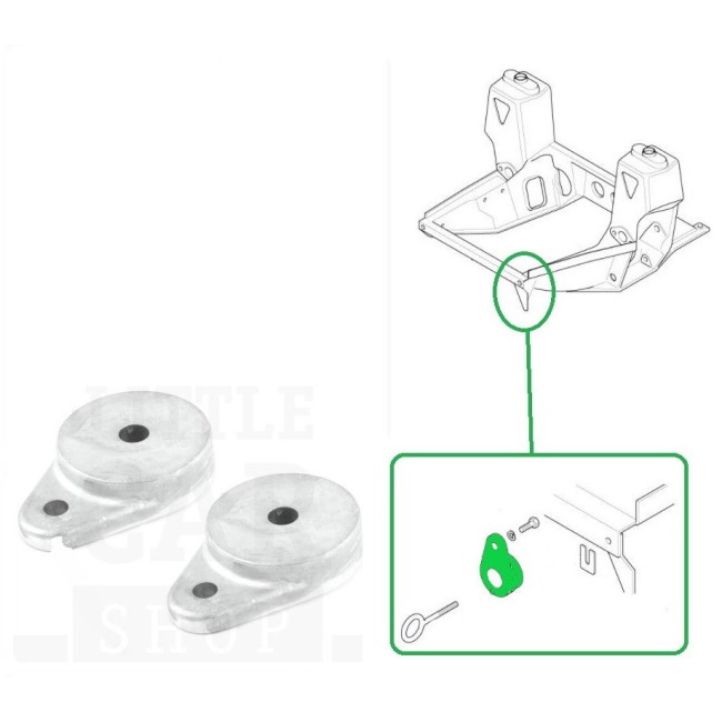 Silent bloc de berceau Av (métal) - Mini 1976 à 2000