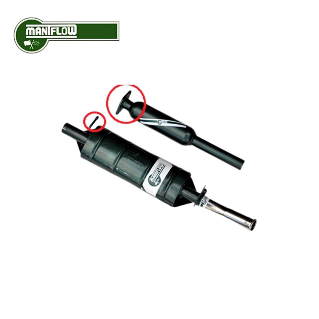 Ligne échappement Maniflow SPI MPI silencieux simple sortie centrale bride fixe