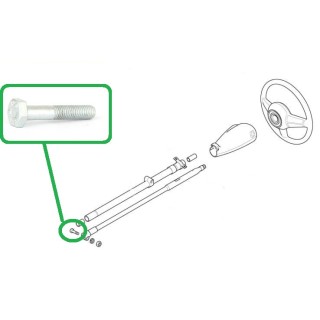 Vis de colonne de direction (pied) - Austin Mini