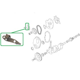 Support de tendeur de chaîne de distribution