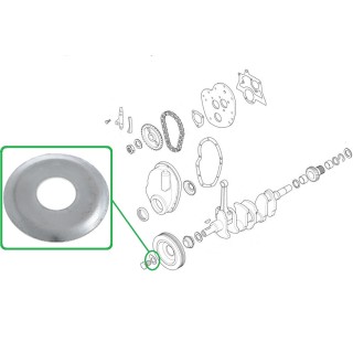 Arrêtoir poulie de vilebrequin / damper A+ - Austin Mini