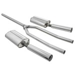 Ligne échappement INOX ''twin box'' - Triumph Spitfire - 1967/75 voiture ancienne anglaise