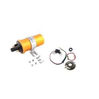 Kit Allumage 45D + bobine d'allumage 12V 3 Ohms voiture ancienne anglaise