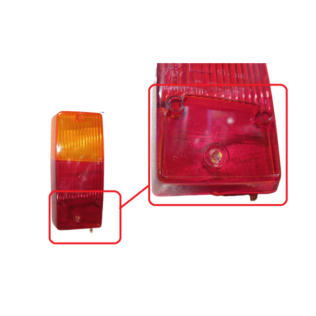 Cabochon de feu arrière gauche Mk2/3 - DESTOCK voiture ancienne anglaise