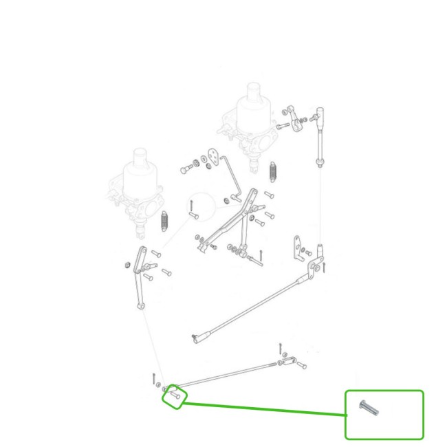 Axe de pivot percé carburateur H4 SU 4.6mm voiture ancienne anglaise