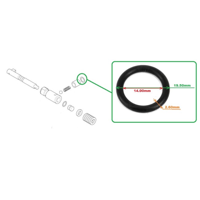 Joint torique de verrouillage de sélecteur de boite et radiateur de chauffage 1984/92