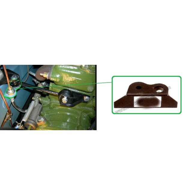 Fixation tirant moteur sur caisse